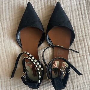 ZARA Basic Pearled Flats